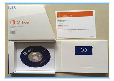 Caixa 2013 inglesa do retalho do cartão chave do produto de Microsoft Office da versão DVD