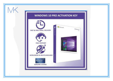 Software 100% de Windows 10 varejos em linha do bocado da caixa 64 de Windows 10 da ativação pro