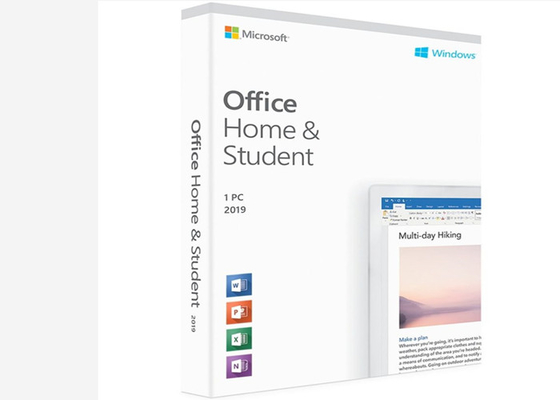 Casa de Microsoft Office e estudante 2019 para a chave em linha da ativação do PC