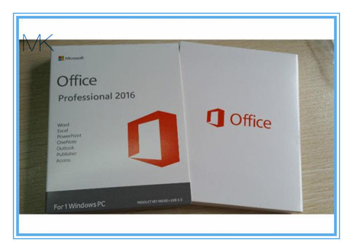 Chave 2016 genuína do produto do profissional de Microsoft Office 32 COA do motorista do flash de USB do bocado/64 bocados