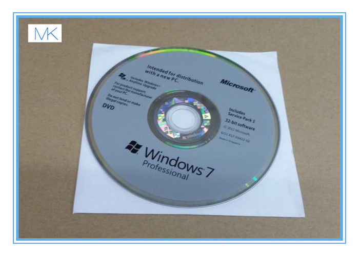Software varejo completo da versão DVD do pro 64 bocado de Windows 7 do software de Microsoft Windows com ativação 100% do COA