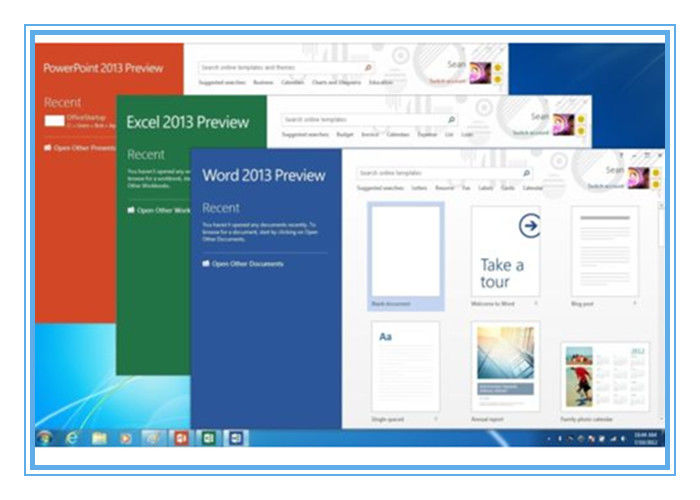 32 / 64 profissional varejo da caixa de Microsoft Office 2013 do bocado mais 2013 pro ingleses DVD