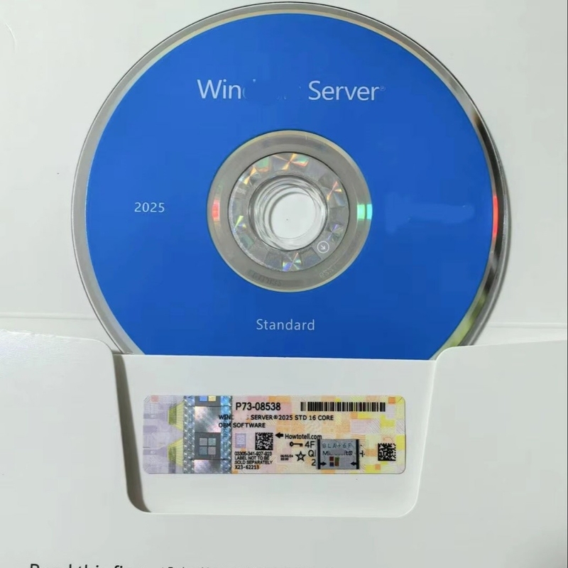 12 TB Suporte máximo de memória virtual e virtualização Hyper-V MS Server 2025 STD para compras B2B
