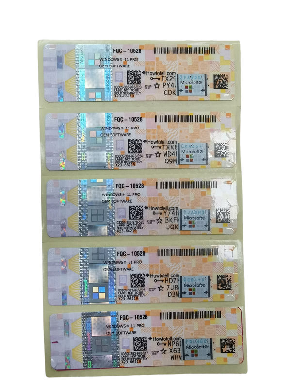 OEM MS win 11 pro sticker UEFI Secure Boot Capable product key designed for professional and enterprise system licensing