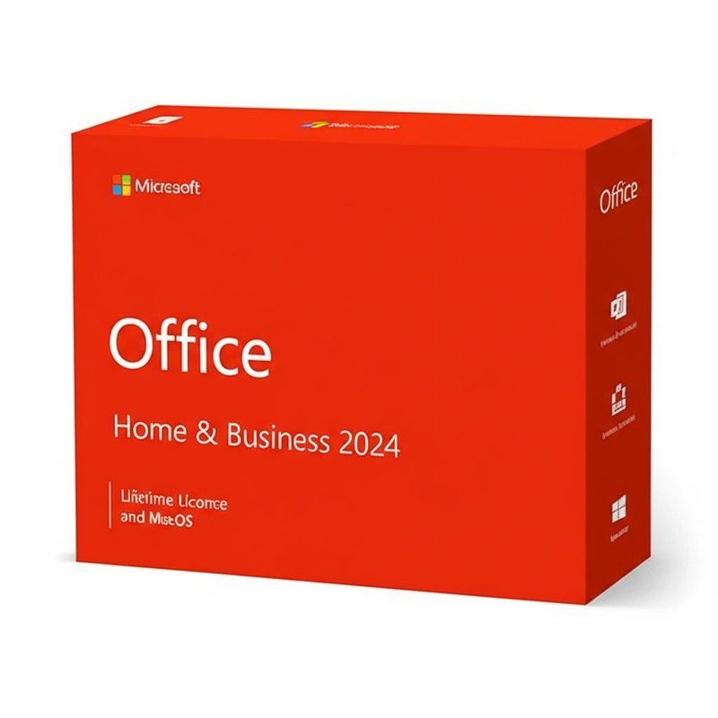 Microsoft Office Home Business 2024 Lifetime License for Both Windows and macOS Compatibility
