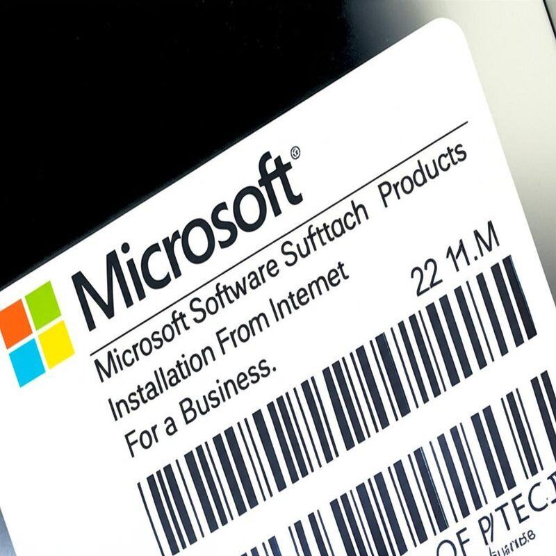 Rótulo de Segurança Microsoft Windows Software Produtos de Estoque Instalação da Internet Sistema Operacional Seguro Para Negócios