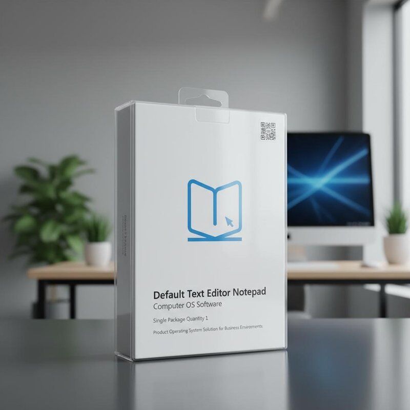 Editor de texto padrão Bloco de notas Software de sistema operacional de computador Pacote único Quantidade 1 Produto Solução de sistema operacional para ambientes de negócios