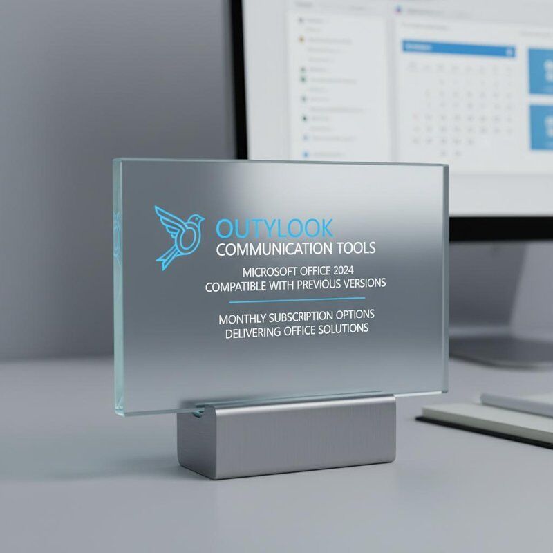 Ferramentas de comunicação do Outlook Microsoft Office 2024 Compatível com versões anteriores Opções de assinatura mensal