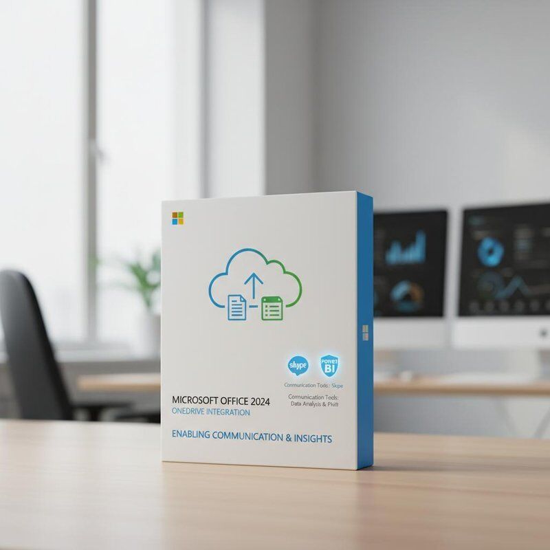 Integração do OneDrive Ferramentas de Comunicação do Microsoft Office 2024 Skype e Ferramentas de Análise de Dados Power BI Habilitando a Comunicação