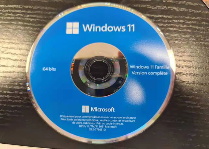 Versão da licença 21H2 da chave da caixa do OEM da casa DVD de KW9-00636 UEFI Microsoft Windows 11